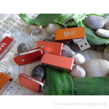 Igus branding Zinc Alloy 360 degrees rotation sliding speed Usb sticks 8GB